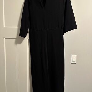 COS Black Long Sleeve Dress